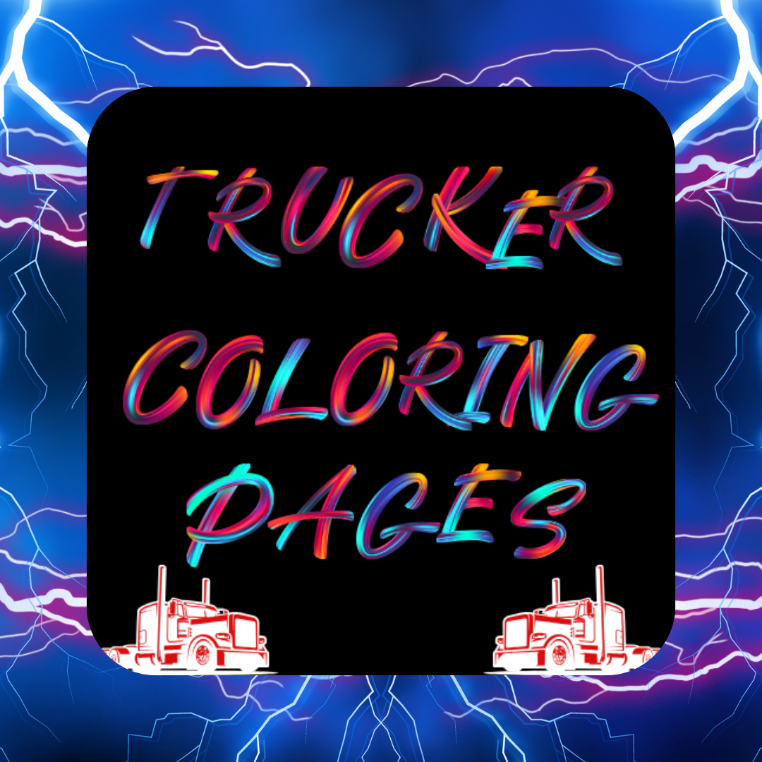 Trucker Coloring Pages