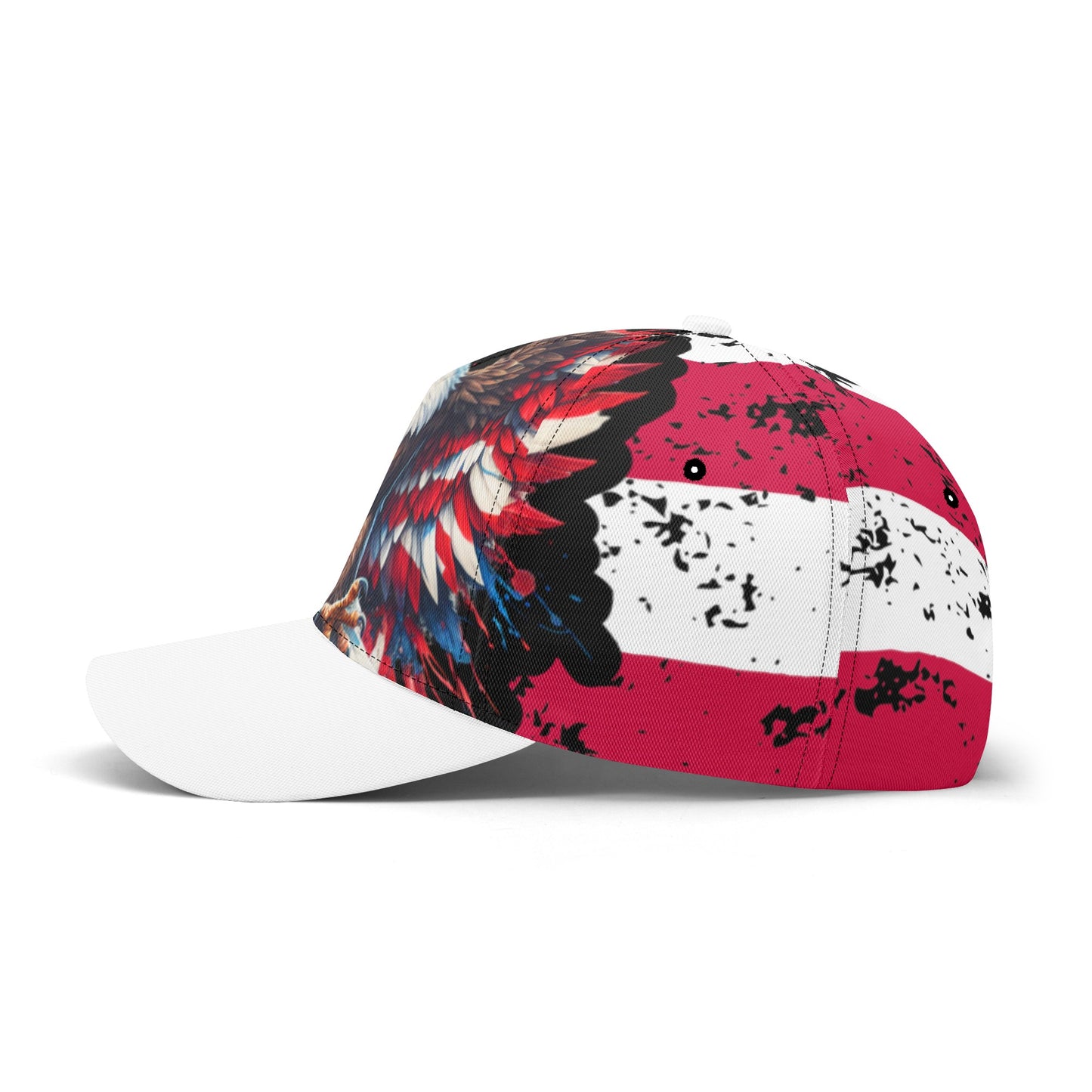 All Over Print American Eagle Trucker Baseball Cap