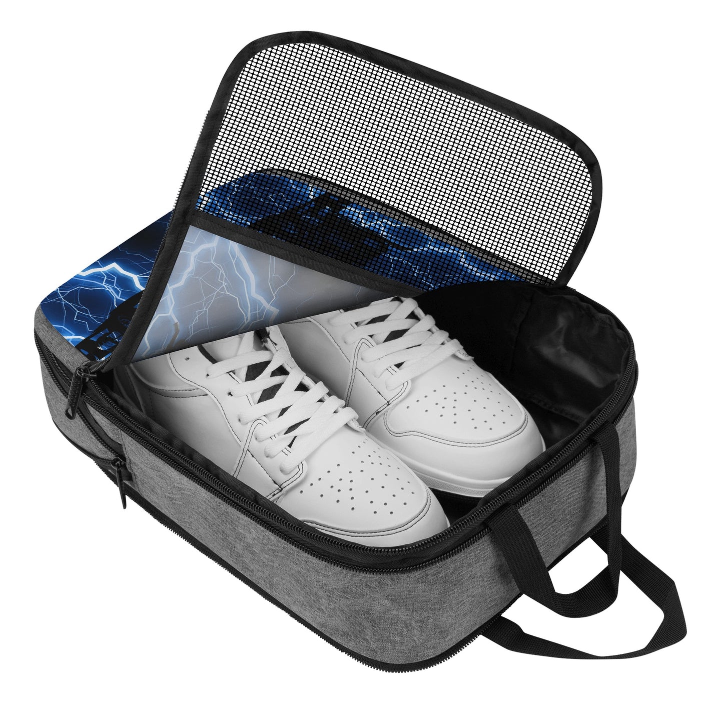 Blue Lightning Trucker Shoe Storage Bag