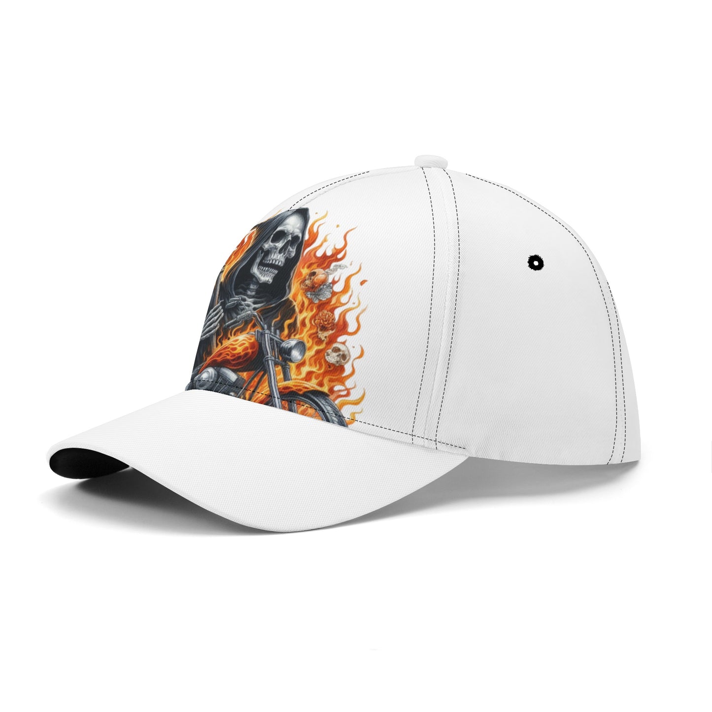 Reaper Motorcycle Baseball Cap