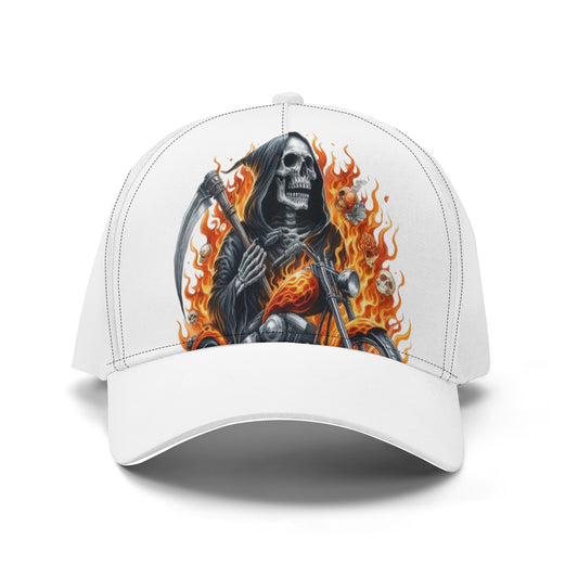 Reaper Motorcycle Baseball Cap