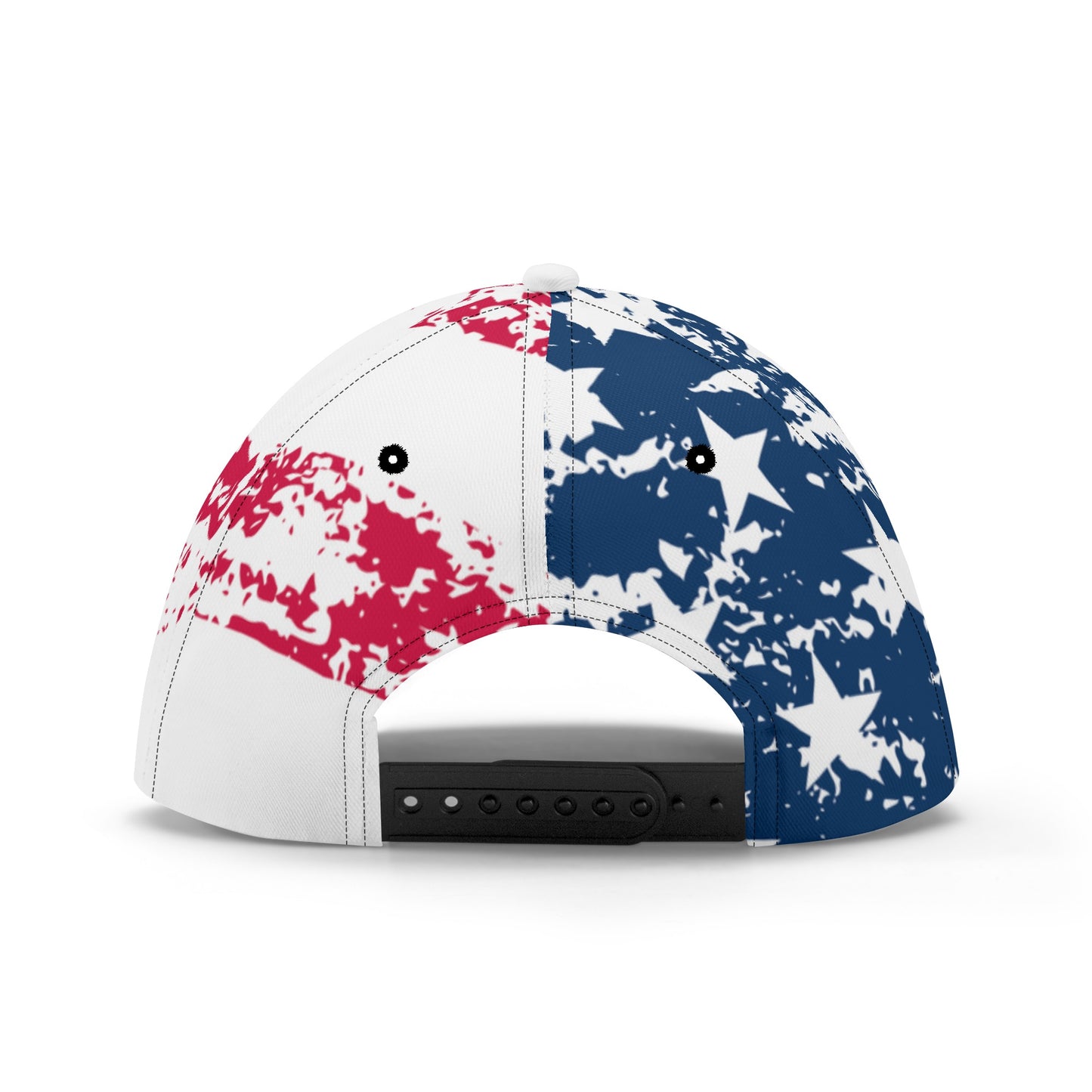 Faded Distressed American Flag All-over Print Baseball Cap