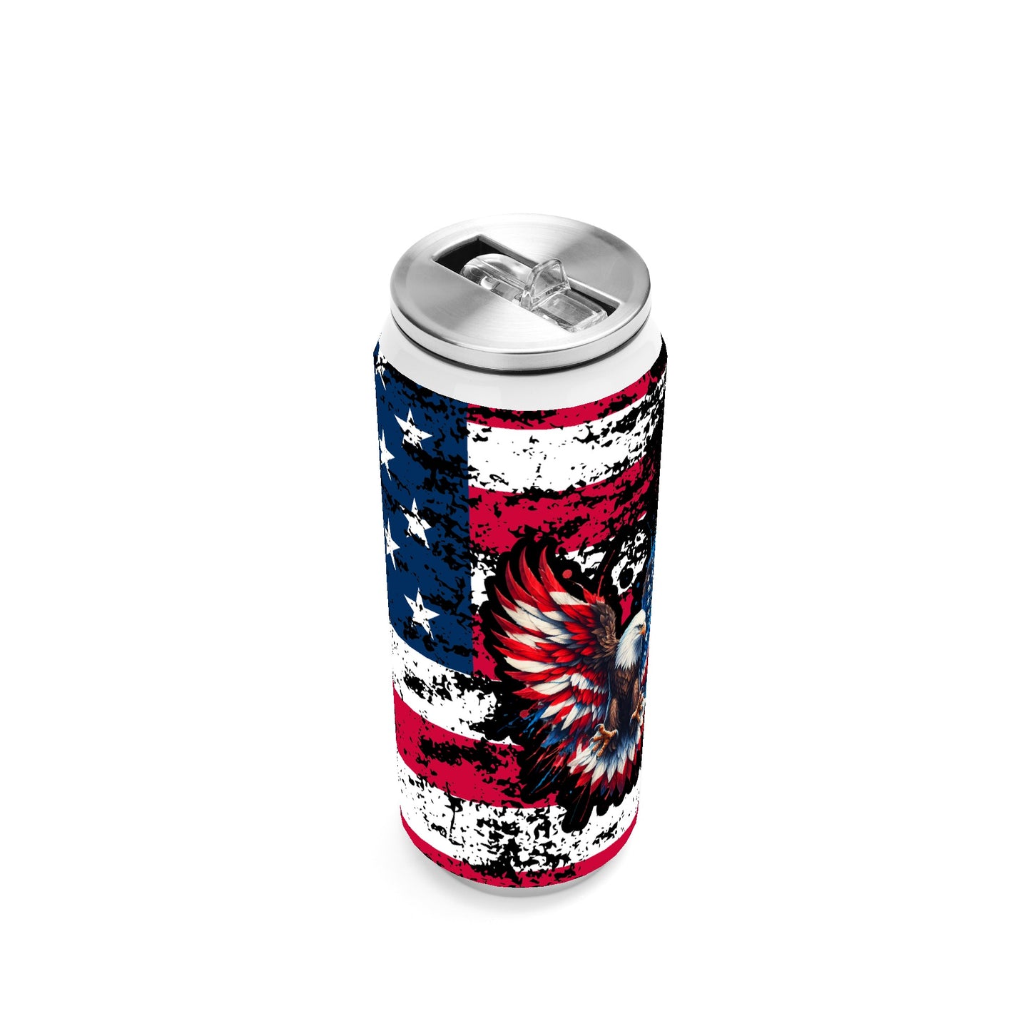 American Eagle 500ml Stainless Steel Cola Can Shaped Coke Cups Travel Tumbler