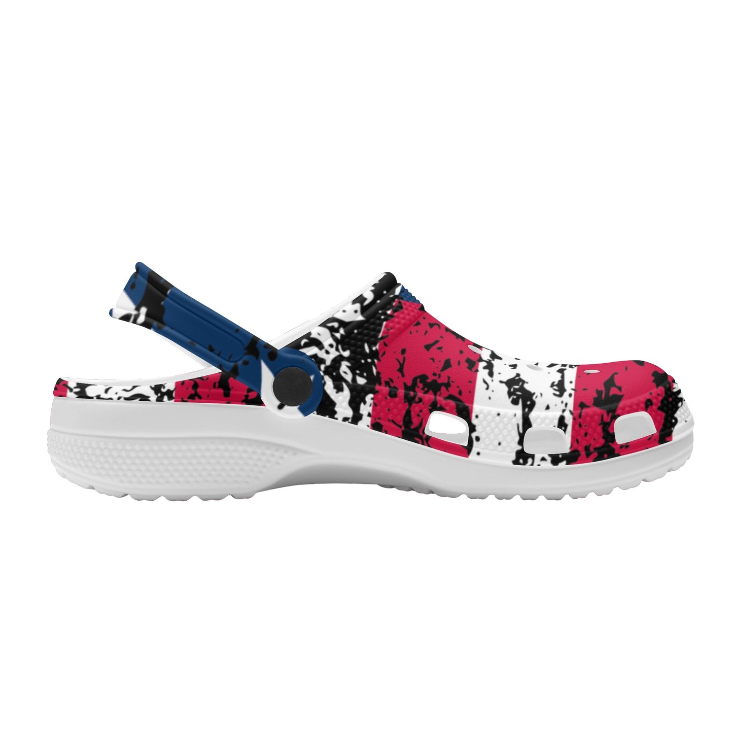 Distressed American Flag Mens All Over Printing Classic Sandals