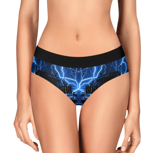 Exclusive Blue Lightning Trucker Womens All Over Print Ladies Panty