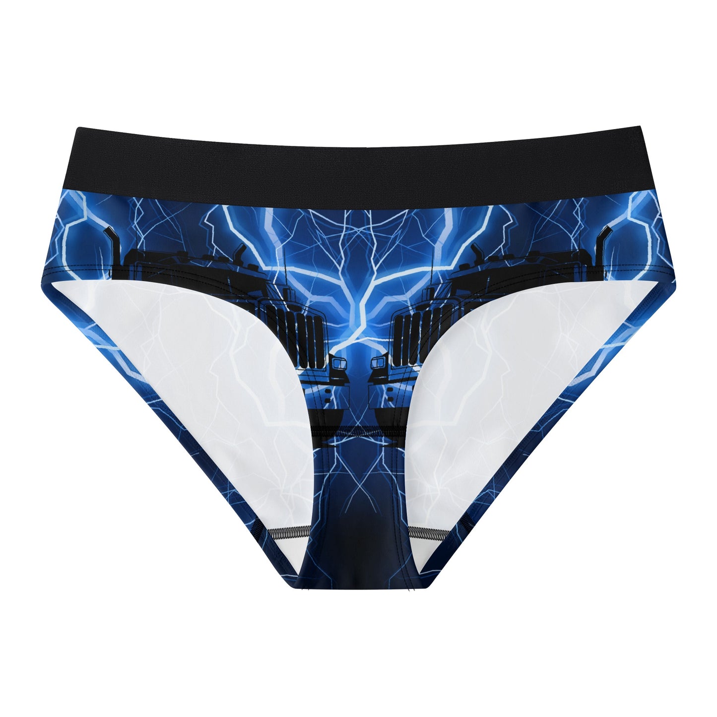 Exclusive Blue Lightning Trucker Womens All Over Print Ladies Panty