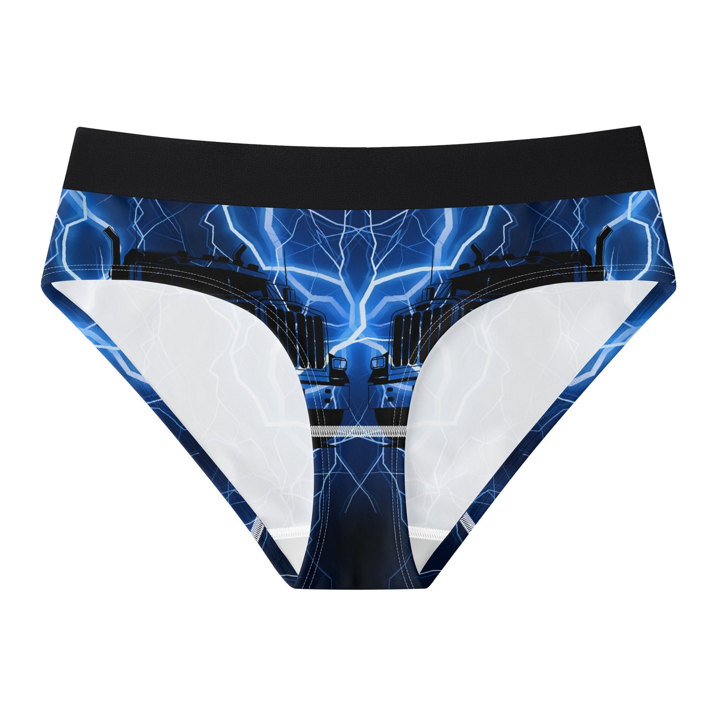 Exclusive Blue Lightning Trucker Womens All Over Print Ladies Panty