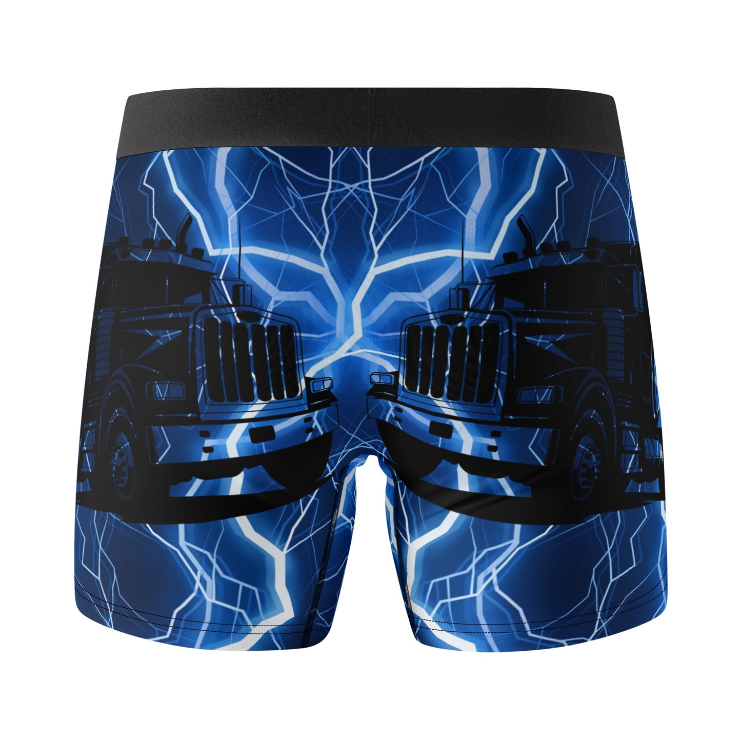 Exclusive Blue Lightning Trucker Mens Classic Stretch Trunks & Underwear