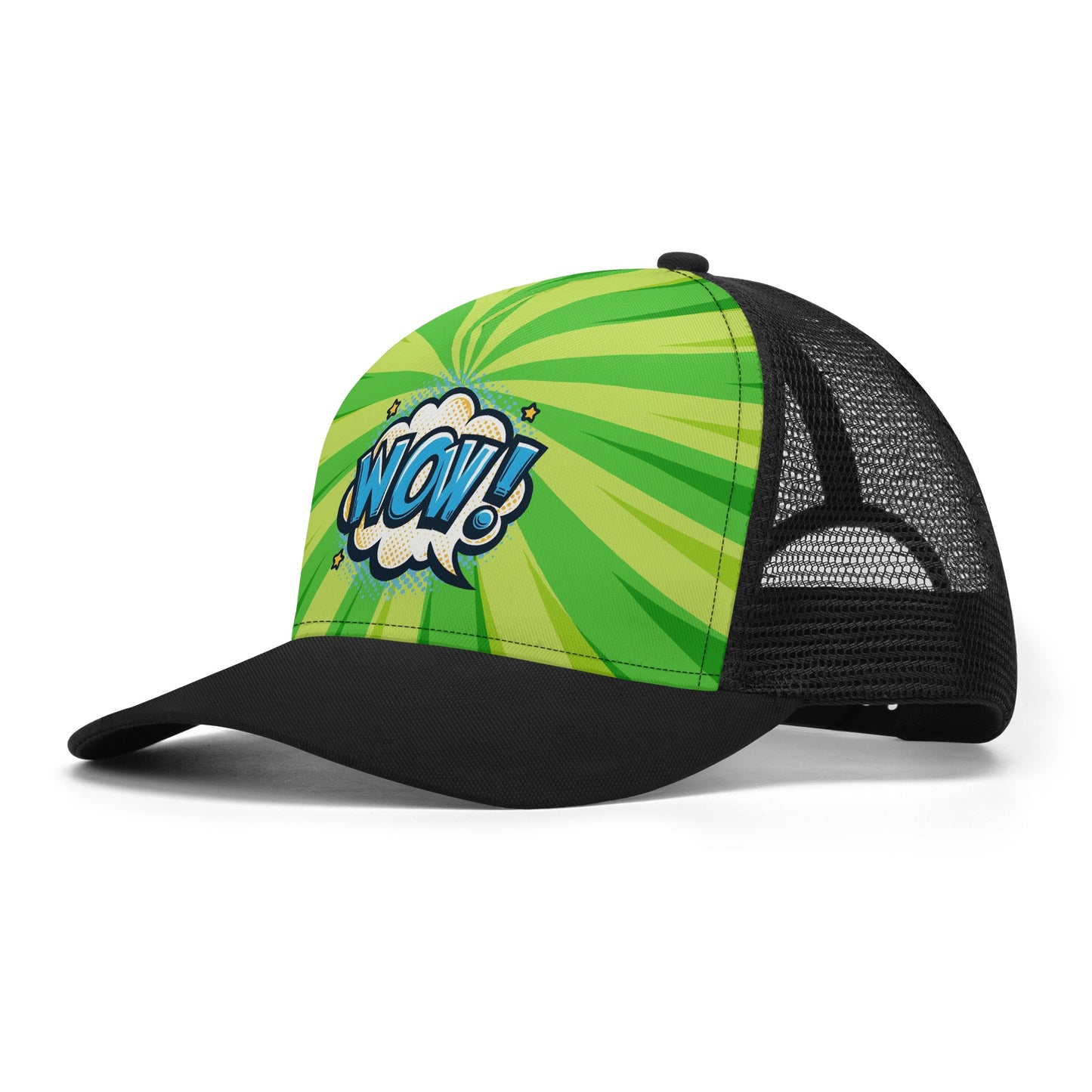 Pop Art Design Mesh Trucker Hat