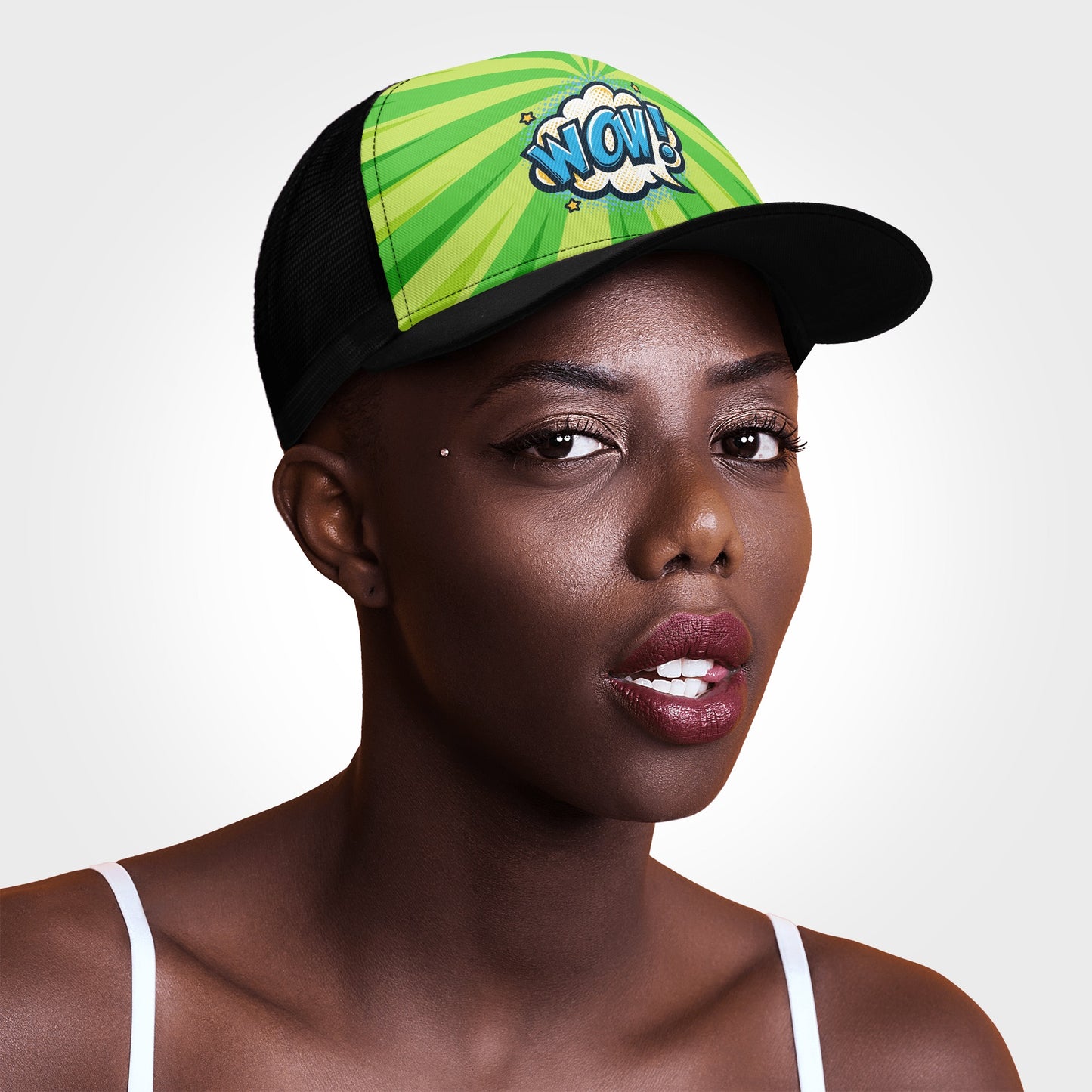 Pop Art Design Mesh Trucker Hat