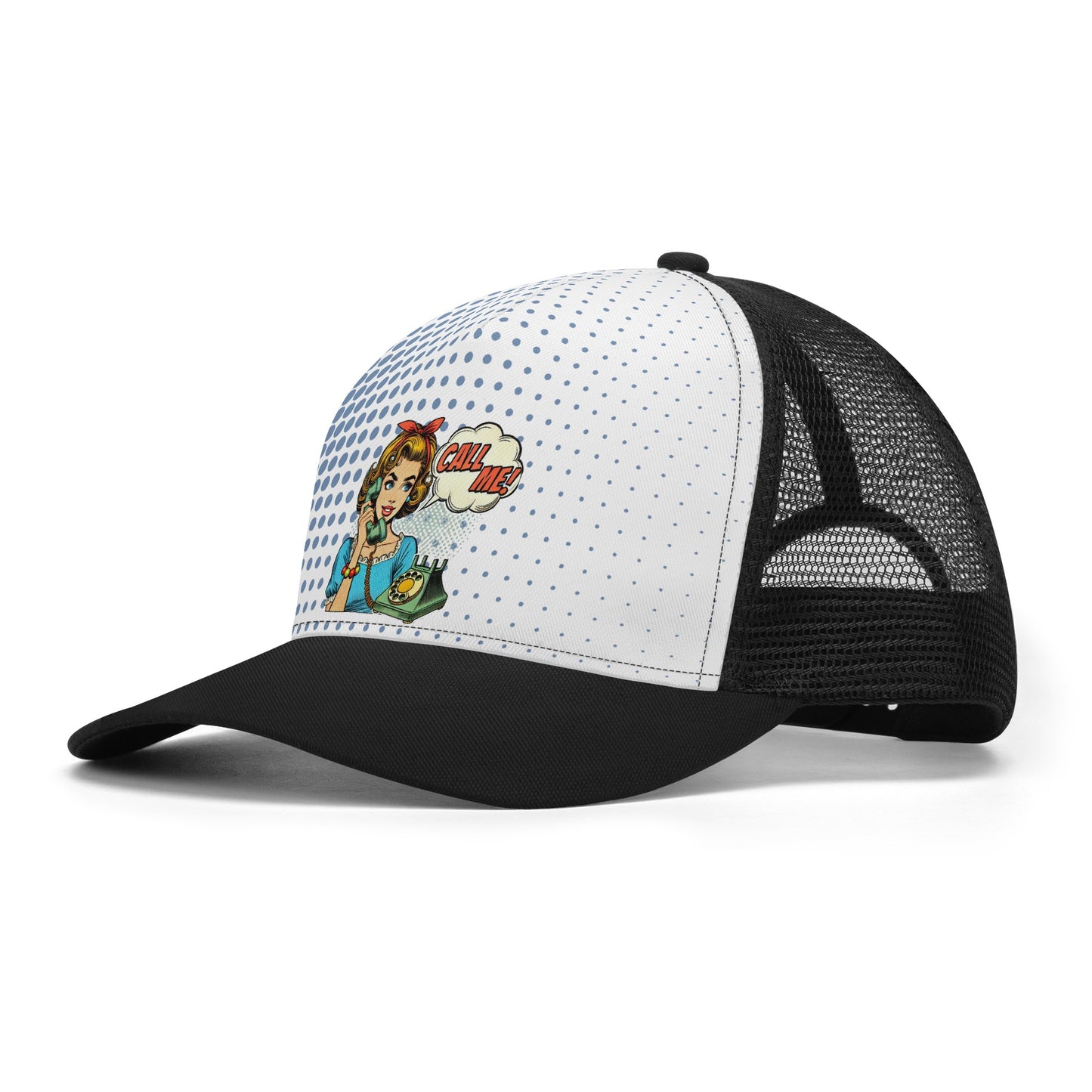 Pop Art Design Mesh Trucker Hat