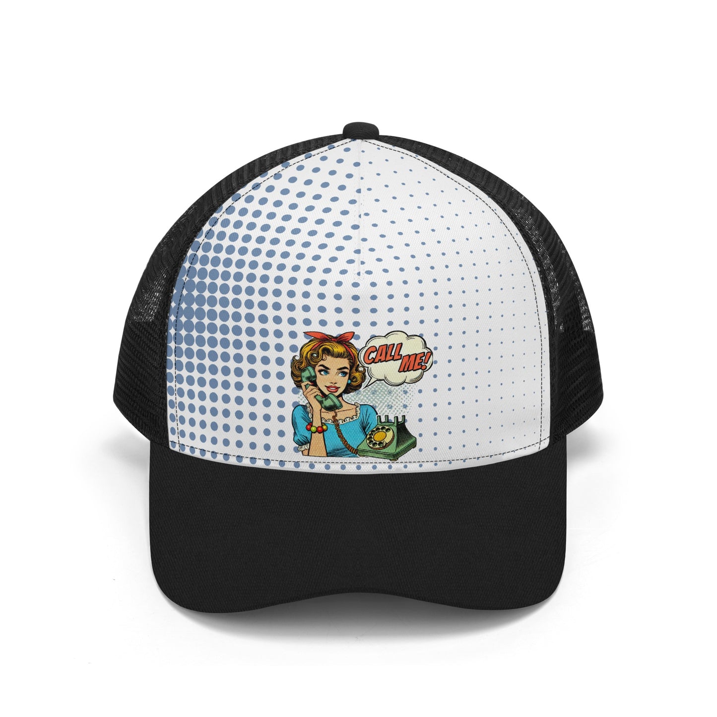 Pop Art Design Mesh Trucker Hat