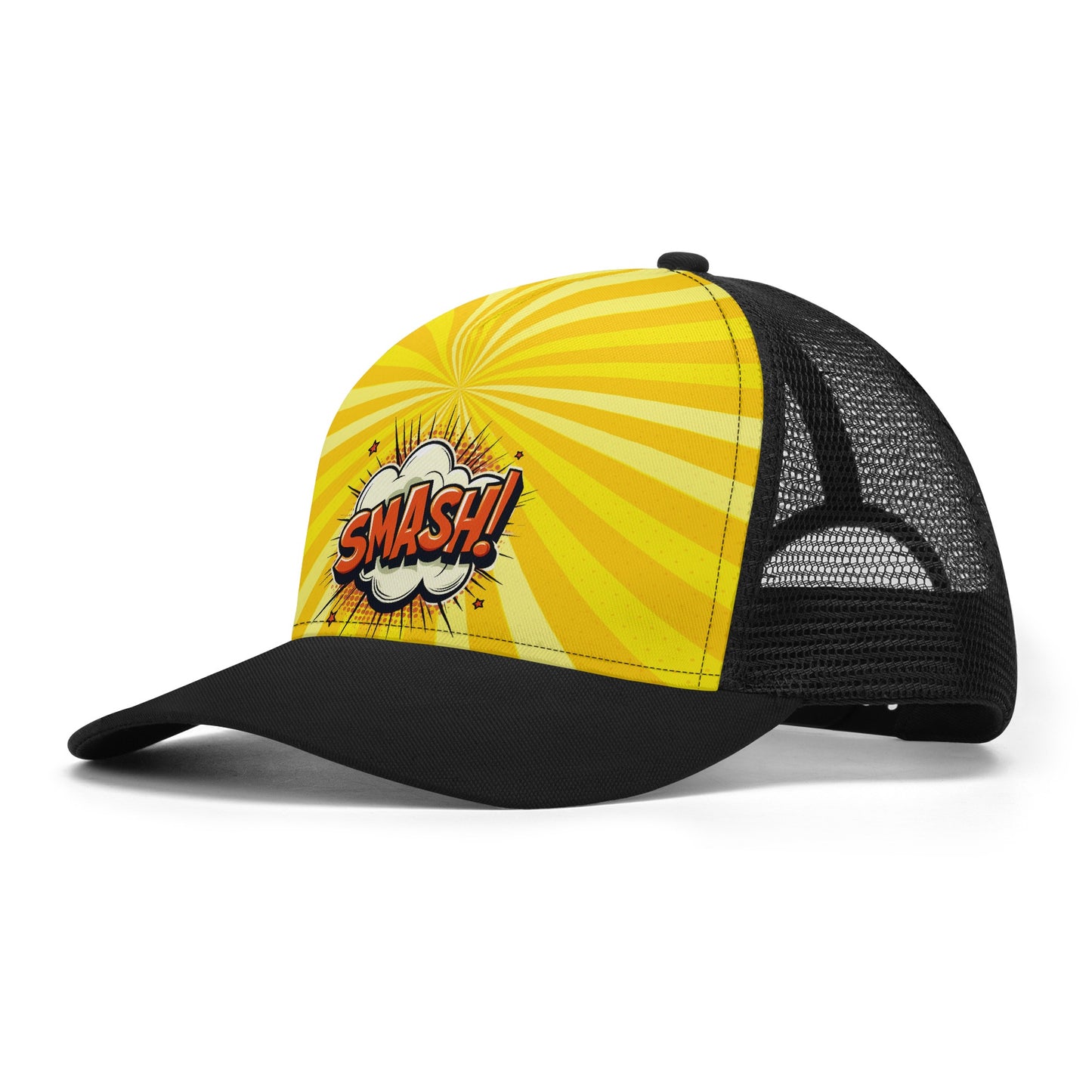 Pop Art Design Mesh Trucker Hat