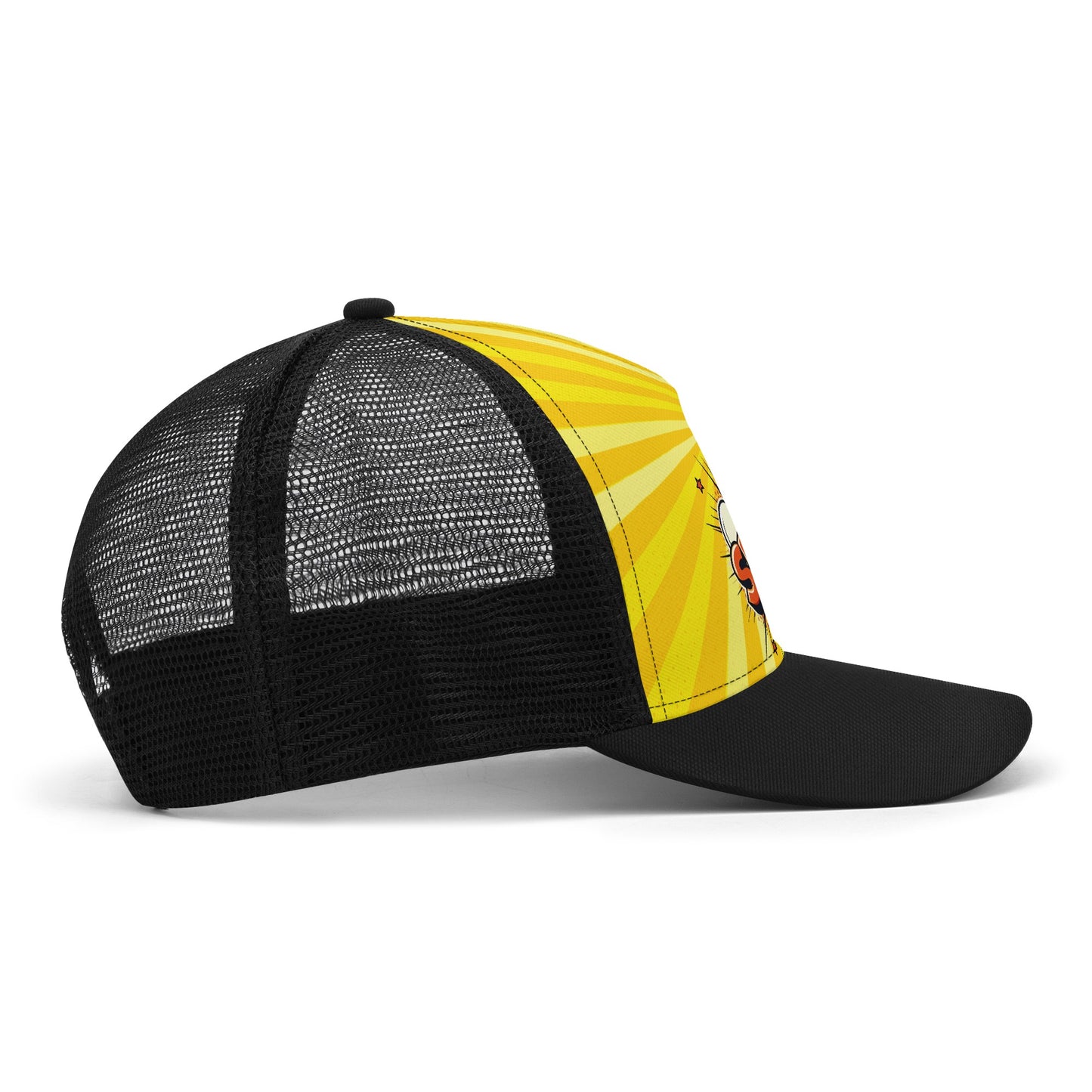 Pop Art Design Mesh Trucker Hat