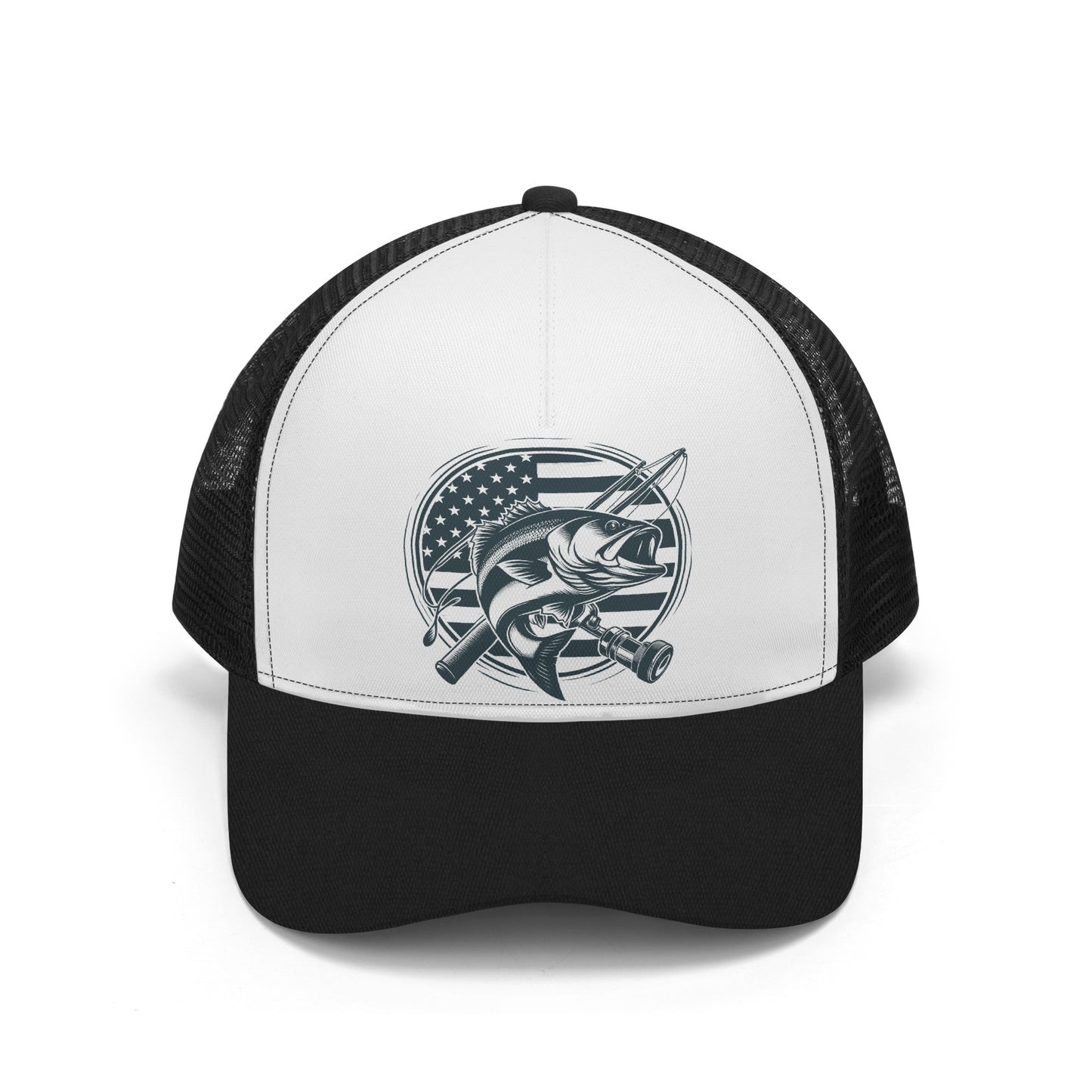 Fishing Design Trucker Mesh Trucker Hat