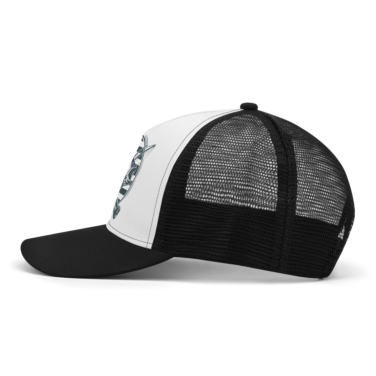 Fishing Design Trucker Mesh Trucker Hat