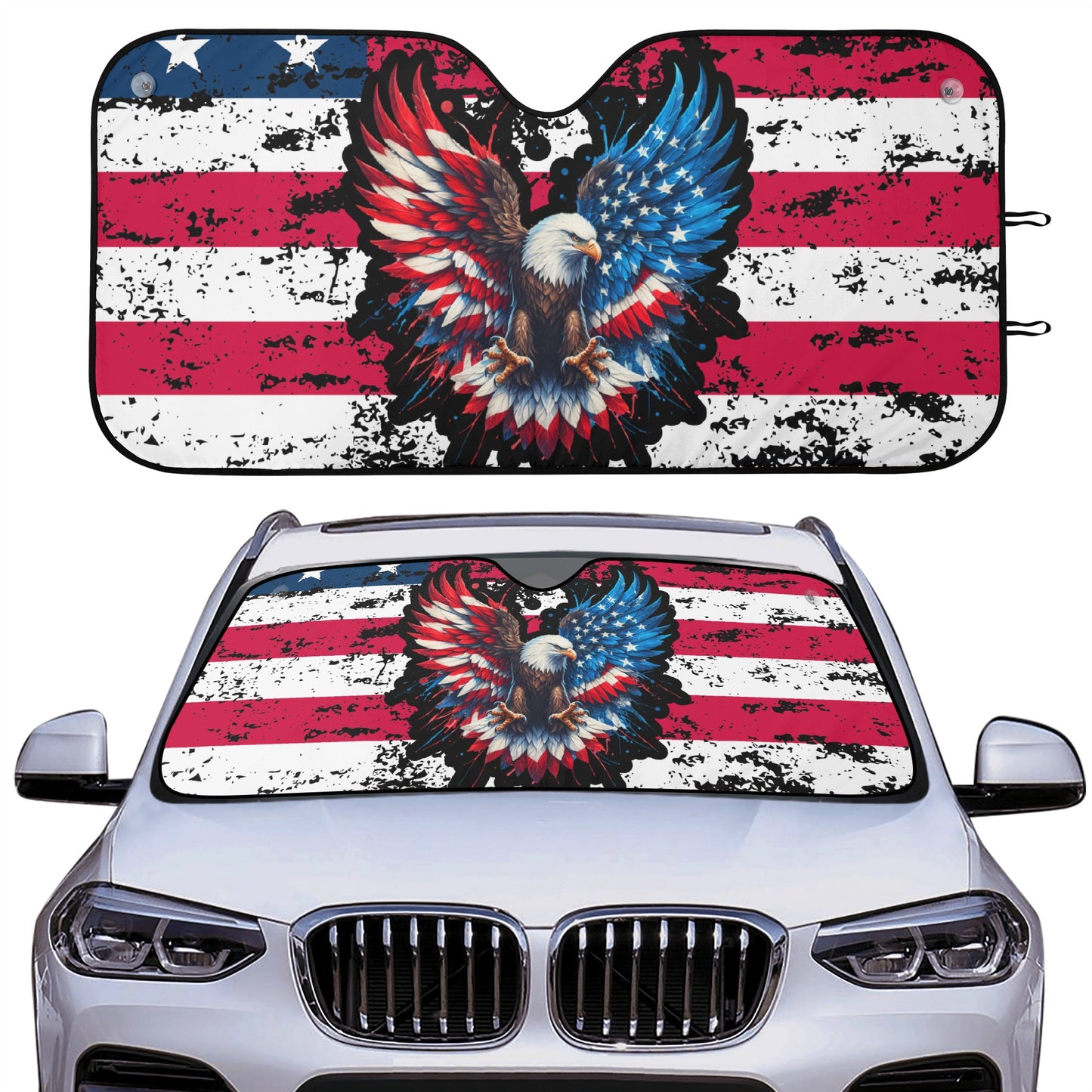 American Eagle Car Sunshade