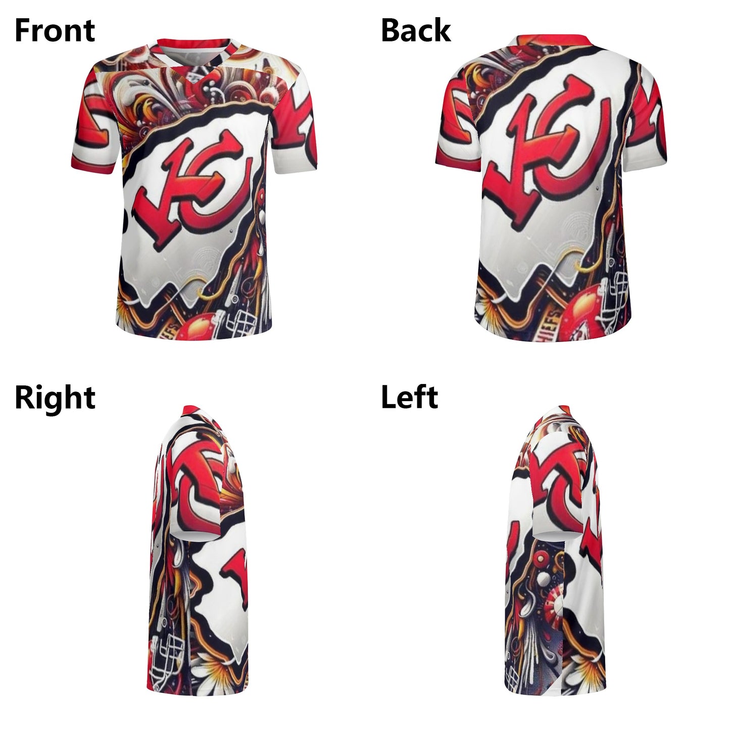 Exclusive Chiefs Mens All Over Print Football Rugby Jersey