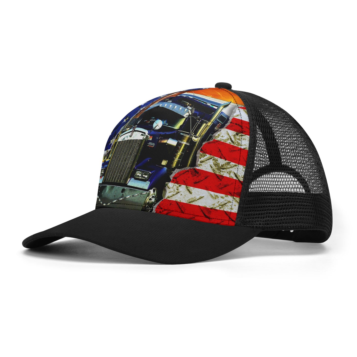 American Flag Trucker Mesh Trucker Hats