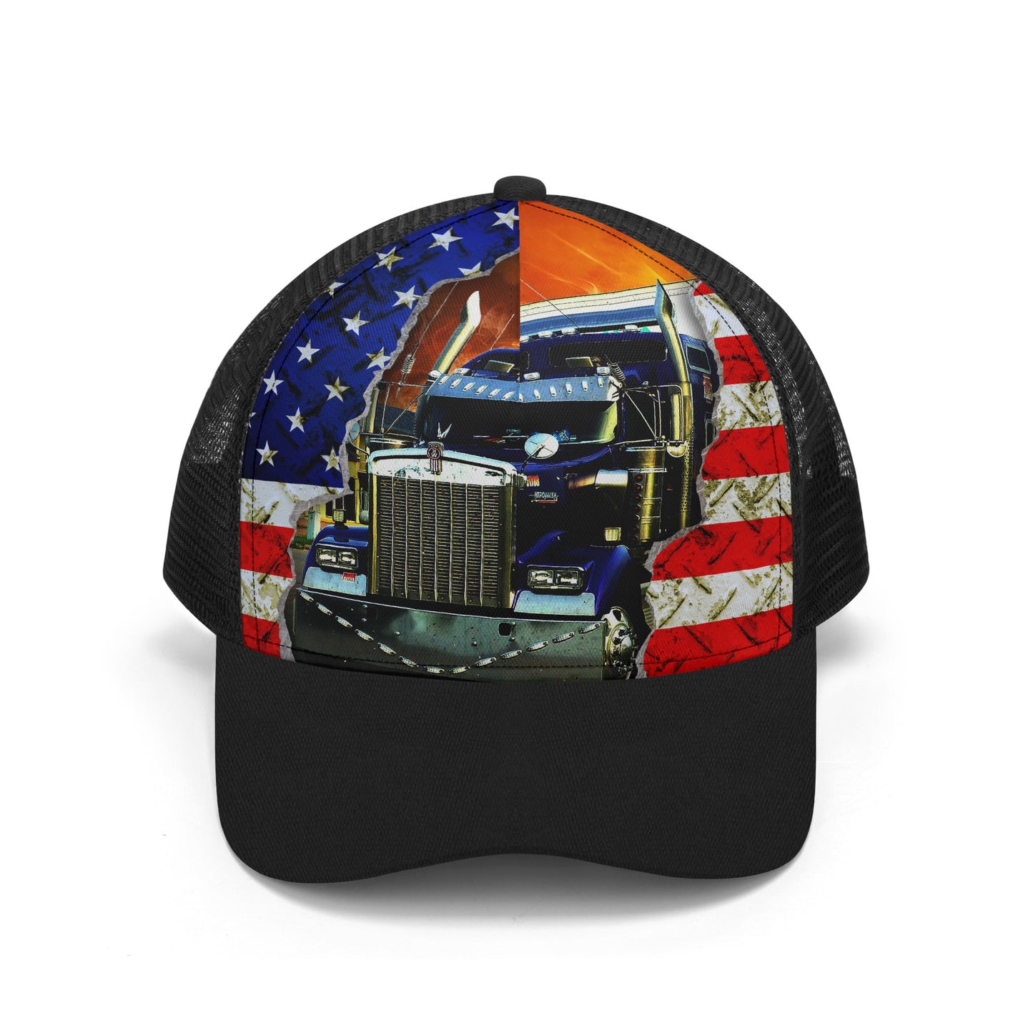 American Flag Trucker Mesh Trucker Hats