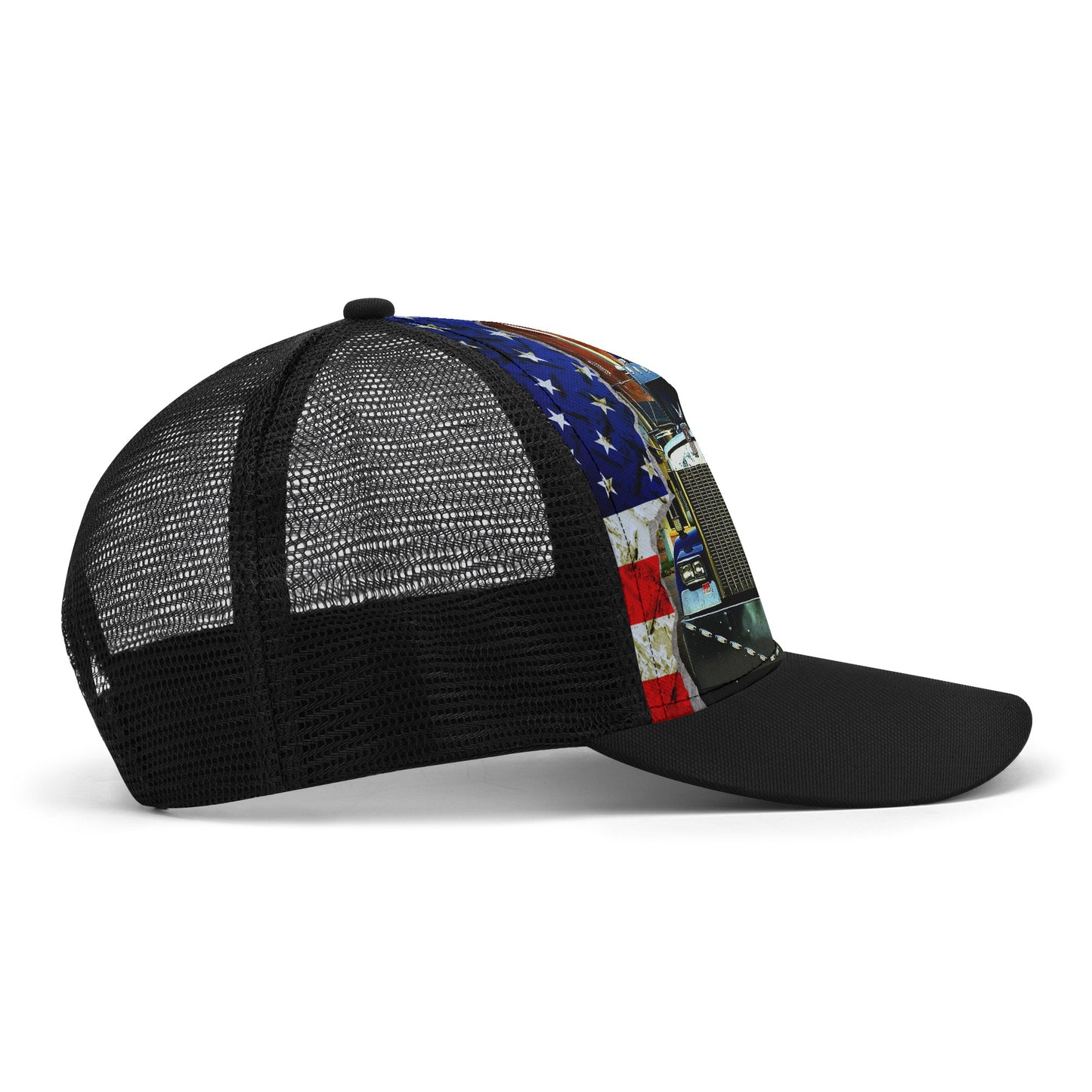 American Flag Trucker Mesh Trucker Hats