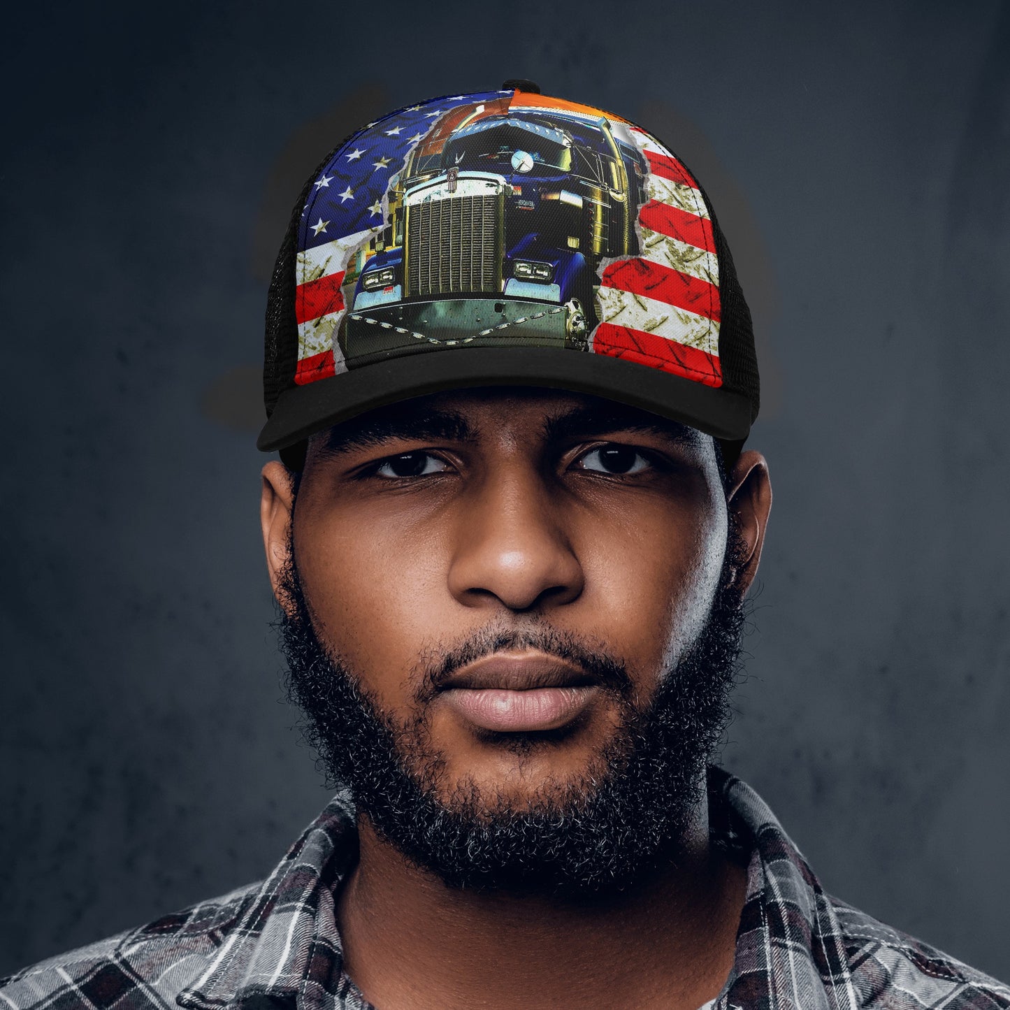 American Flag Trucker Mesh Trucker Hats