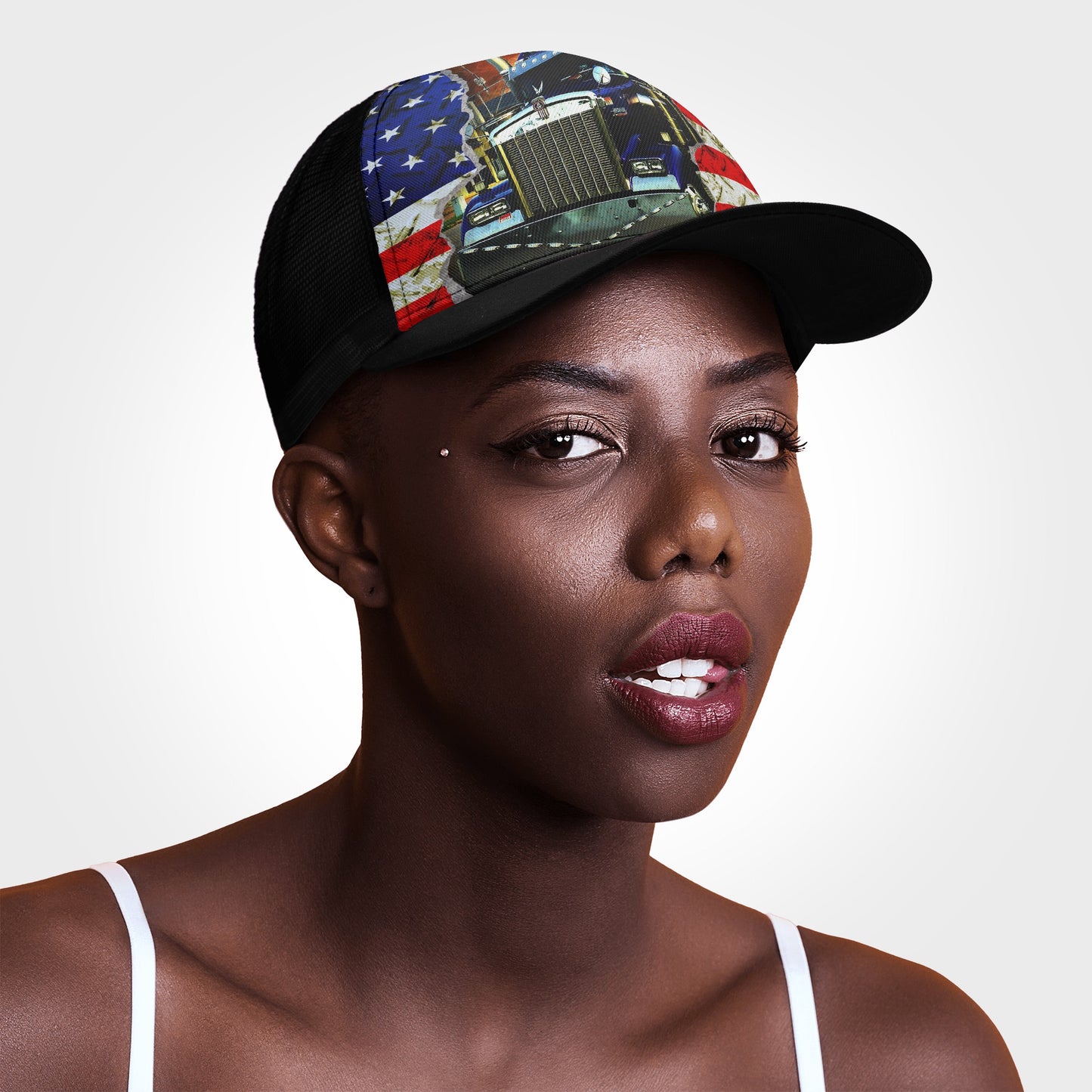 American Flag Trucker Mesh Trucker Hats