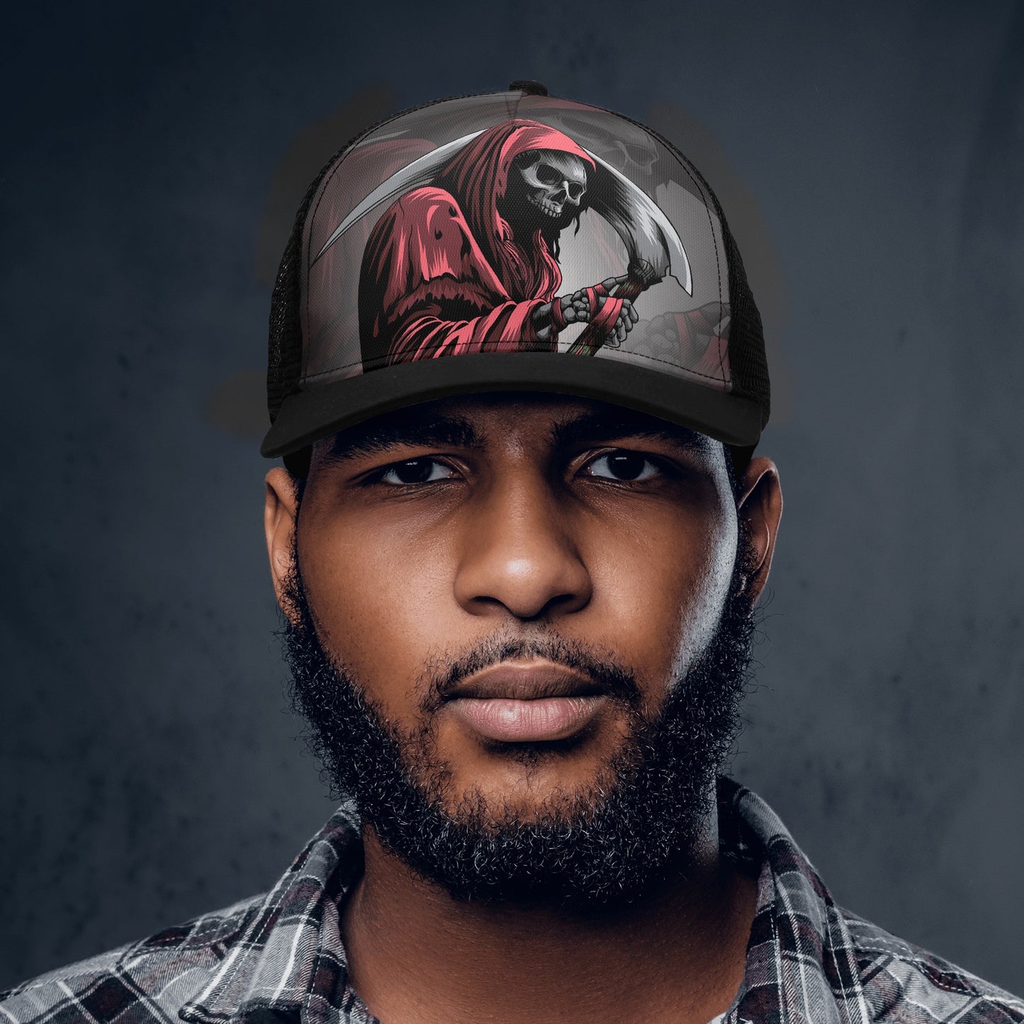 Reaper Design Mesh Trucker Hat