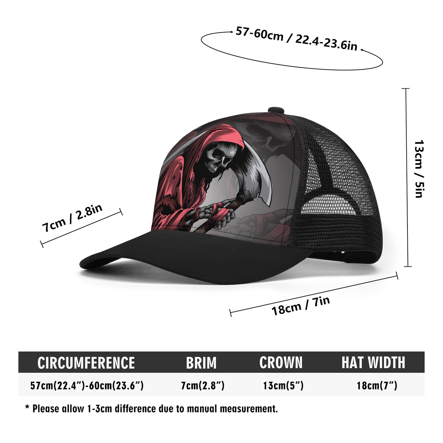 Reaper Design Mesh Trucker Hat