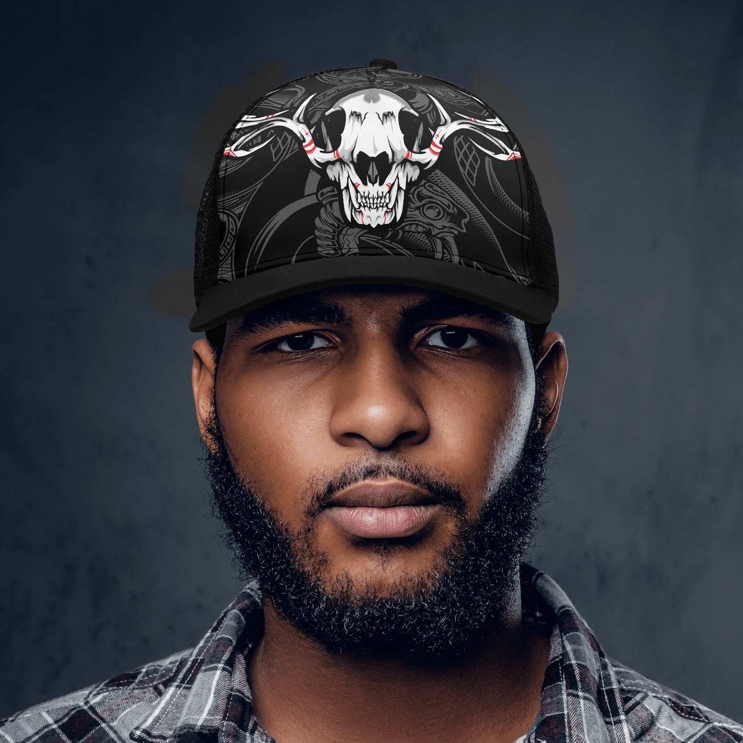 Tattoo Design Mesh Trucker Hat