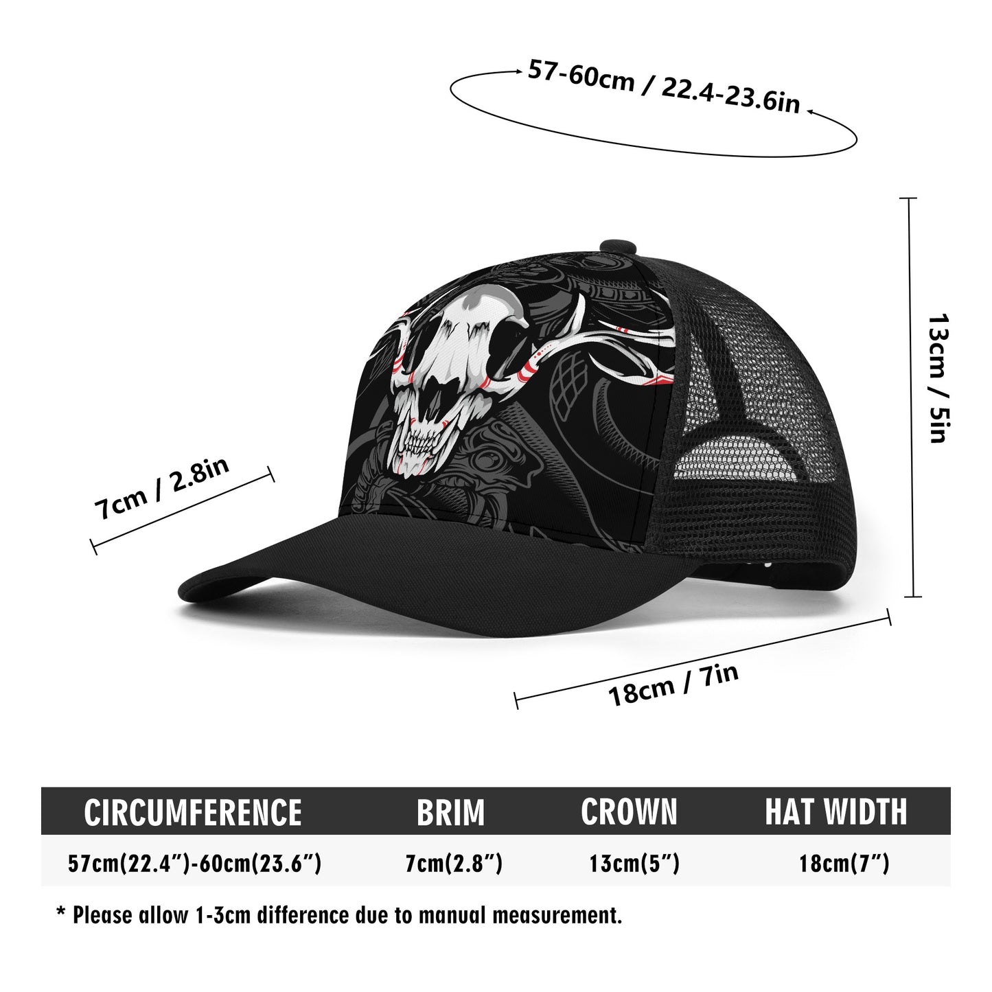 Tattoo Design Mesh Trucker Hat