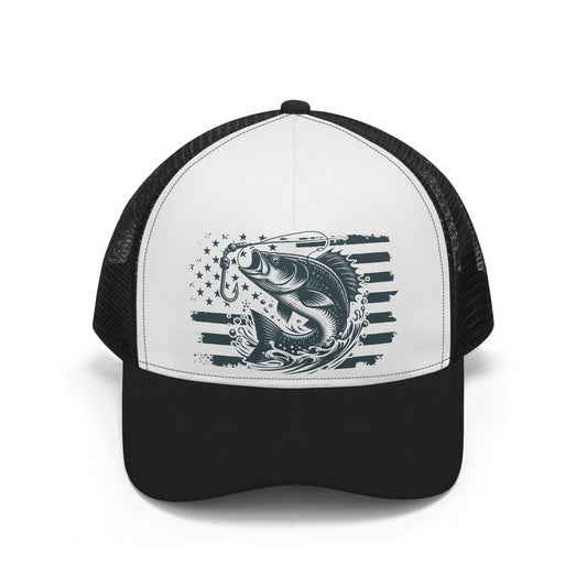 American Fishing Design Mesh Trucker Hat