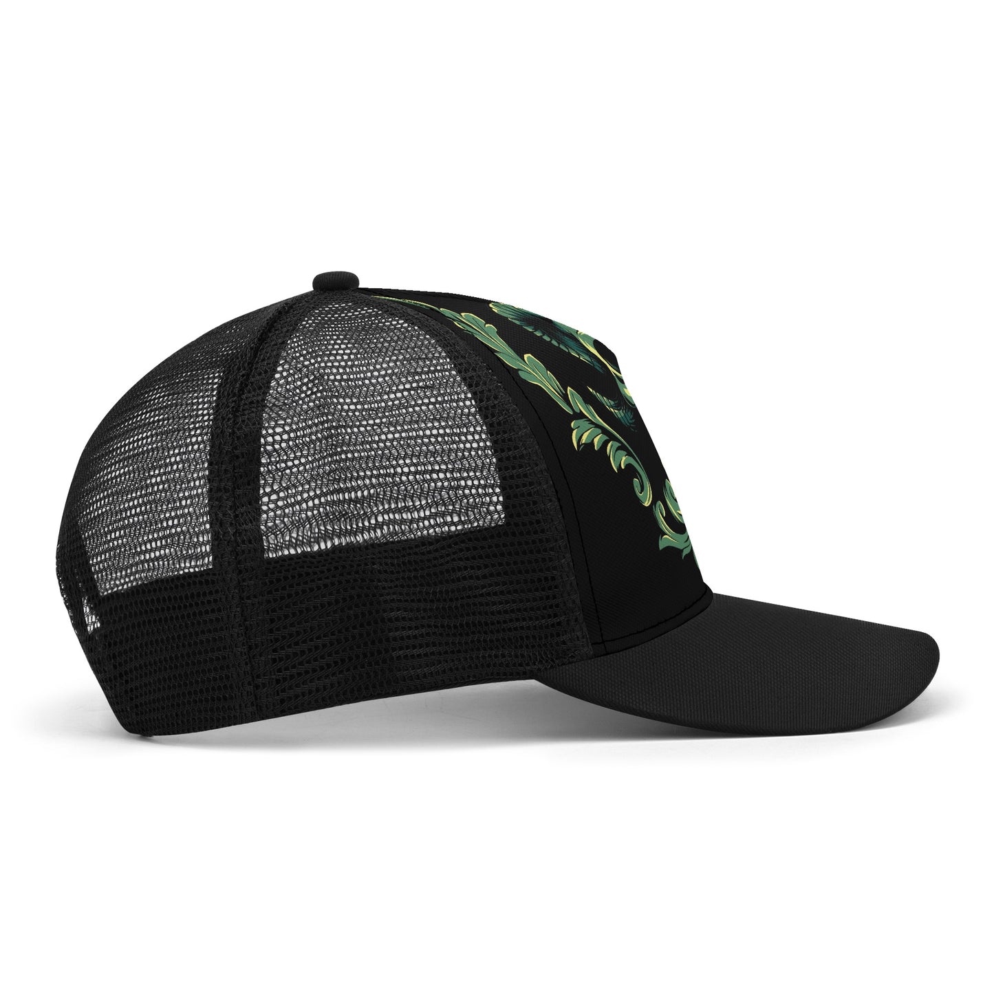 Skull Tattoo Design Mesh Trucker Hat