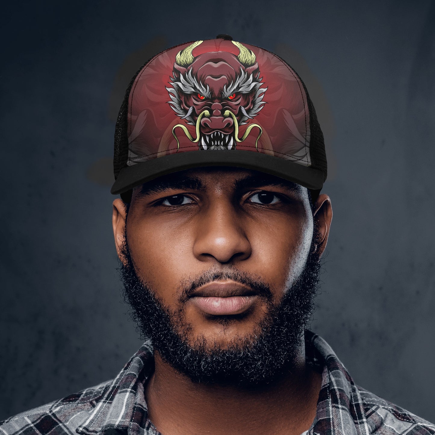 Tattoo Design Mesh Trucker Hat