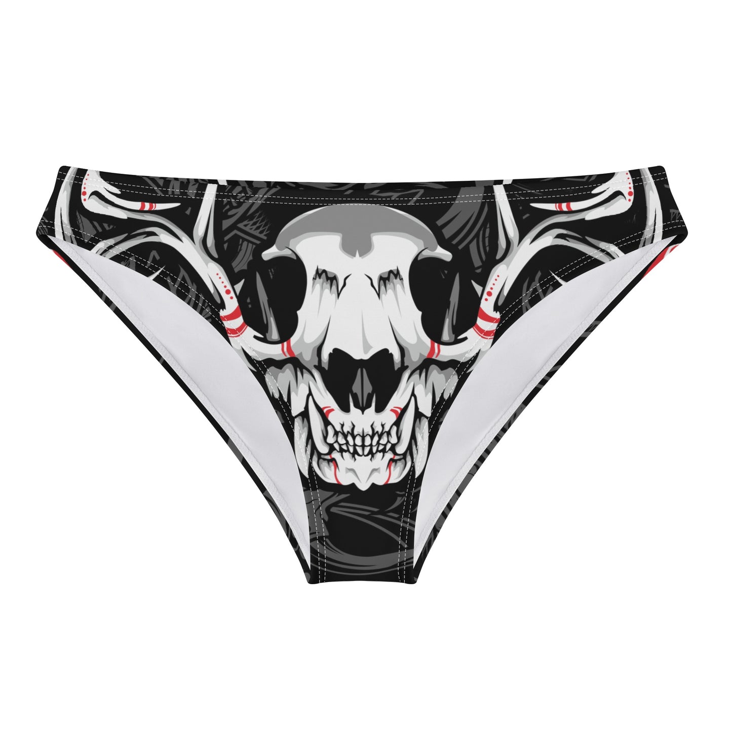 Skull Design Womens Seamless Panties Comfortable Breathable Underwear