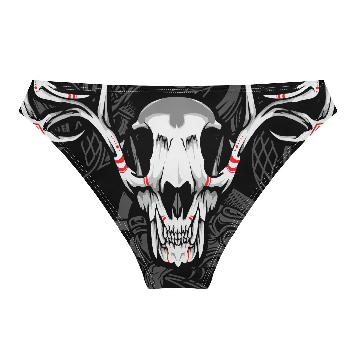 Skull Design Womens Seamless Panties Comfortable Breathable Underwear