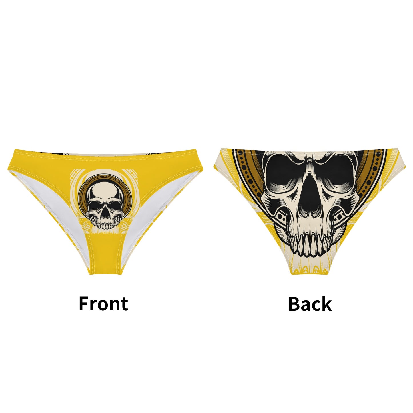 Skull Design Womens Seamless Panties Comfortable Breathable Underwear