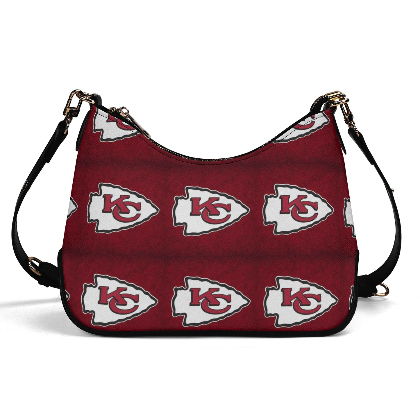 Exclusive Kansas City Chiefs Lady Twill Faux Leather Chain Shoulder Bag