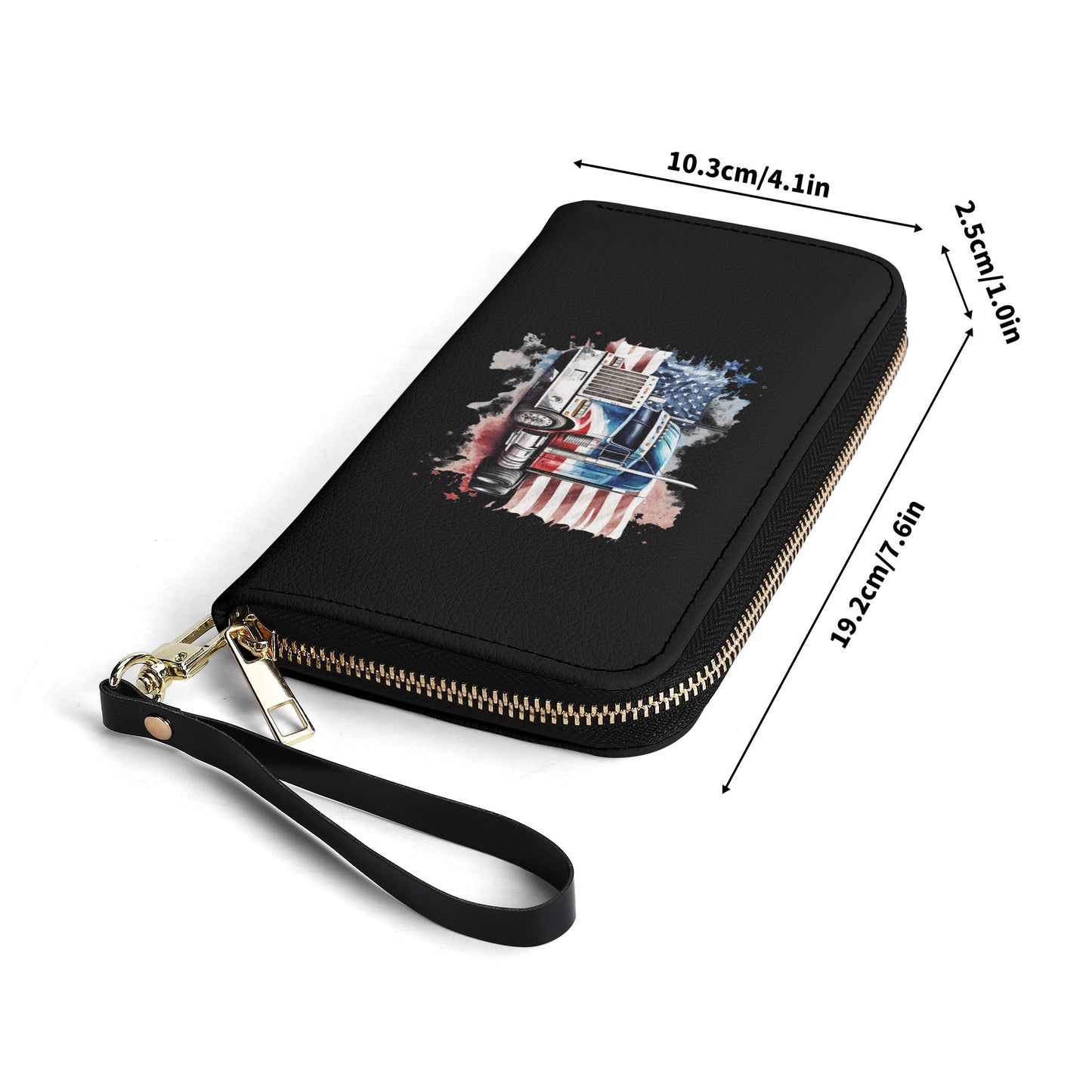 USA Semi Truck Upgraded 2.0 PU Leather Wallet