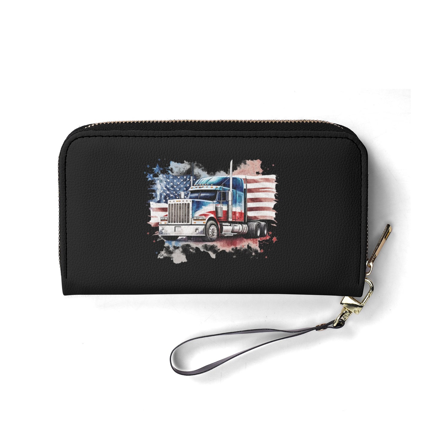 USA Semi Truck Upgraded 2.0 PU Leather Wallet