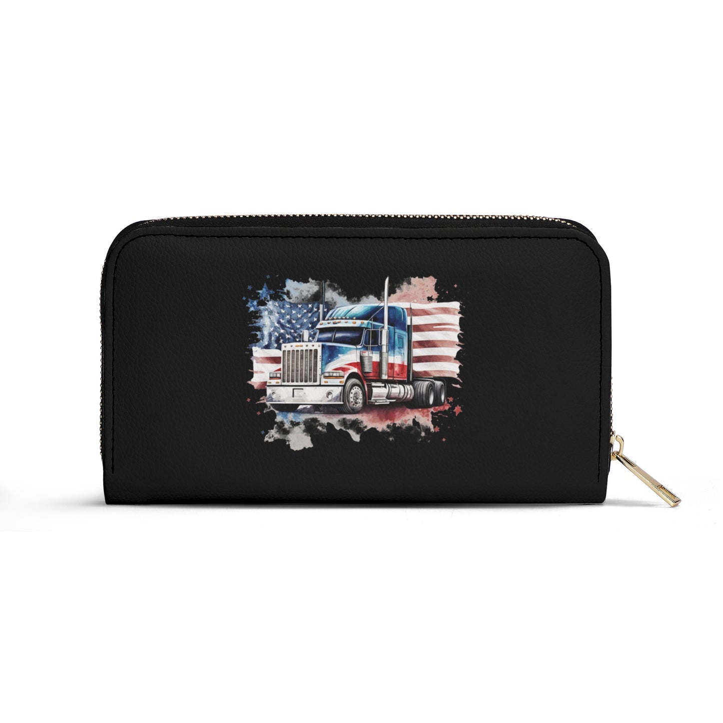 USA Semi Truck Upgraded 2.0 PU Leather Wallet