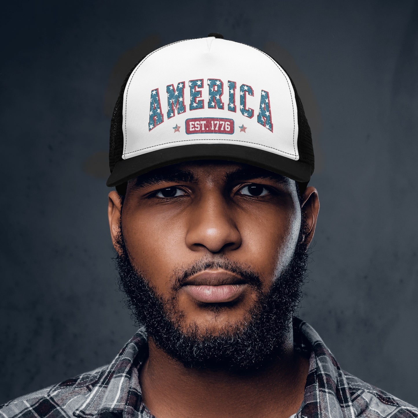 America 1776 Mesh Trucker Hats