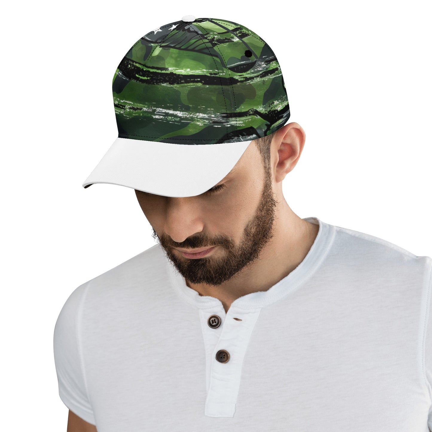 Our Exclusive USA Camo Fishing All-over Print Baseball Cap