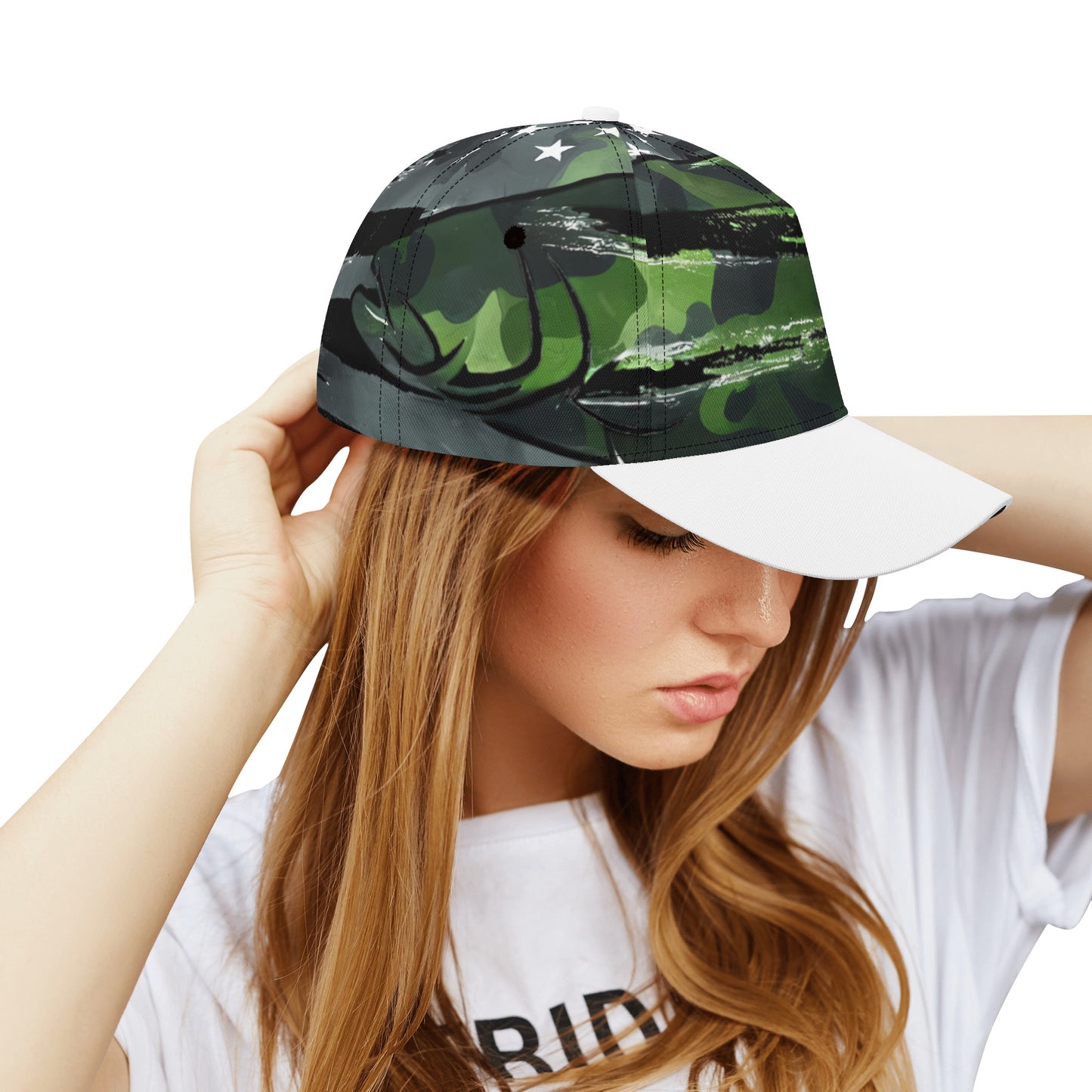 Our Exclusive USA Camo Fishing All-over Print Baseball Cap