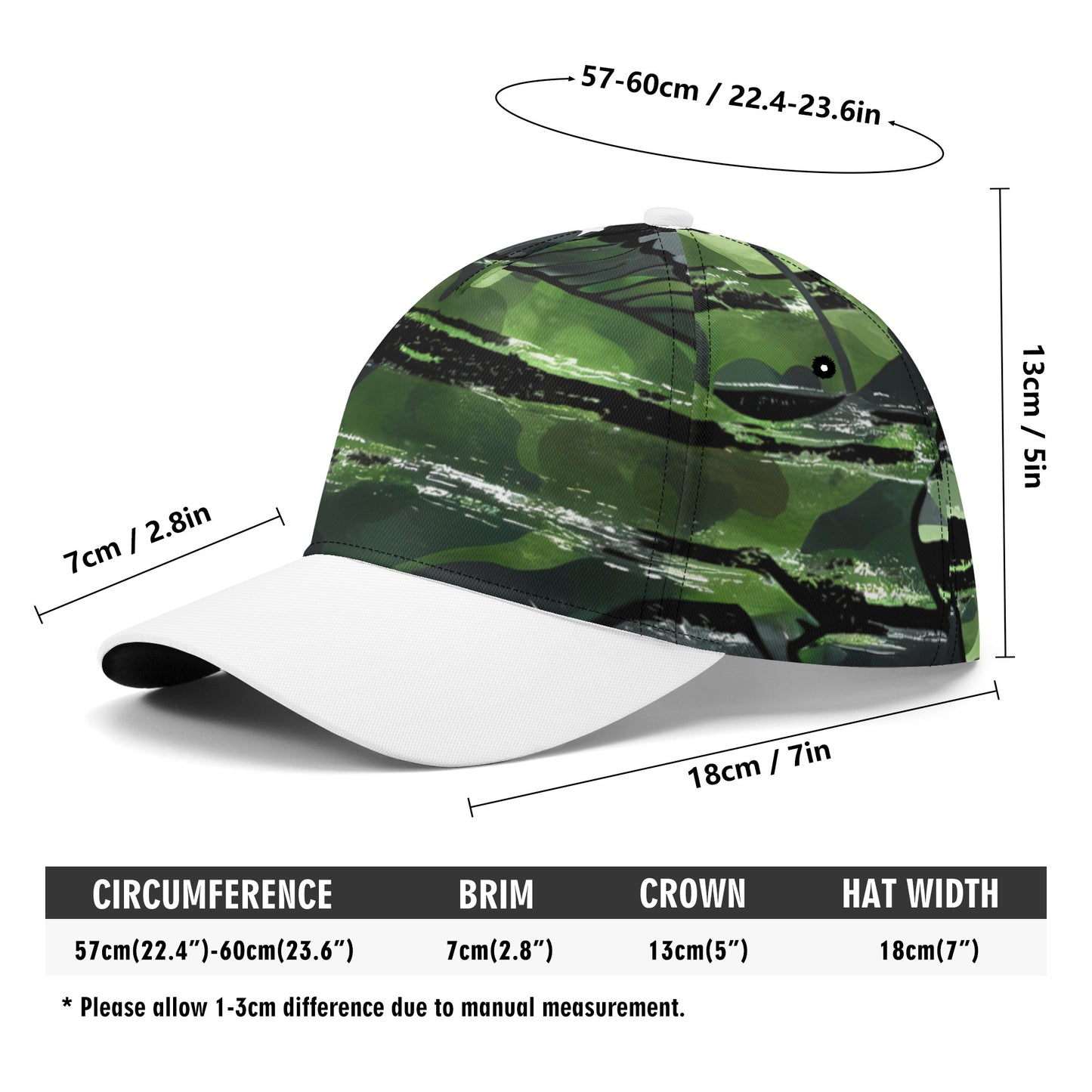 Our Exclusive USA Camo Fishing All-over Print Baseball Cap