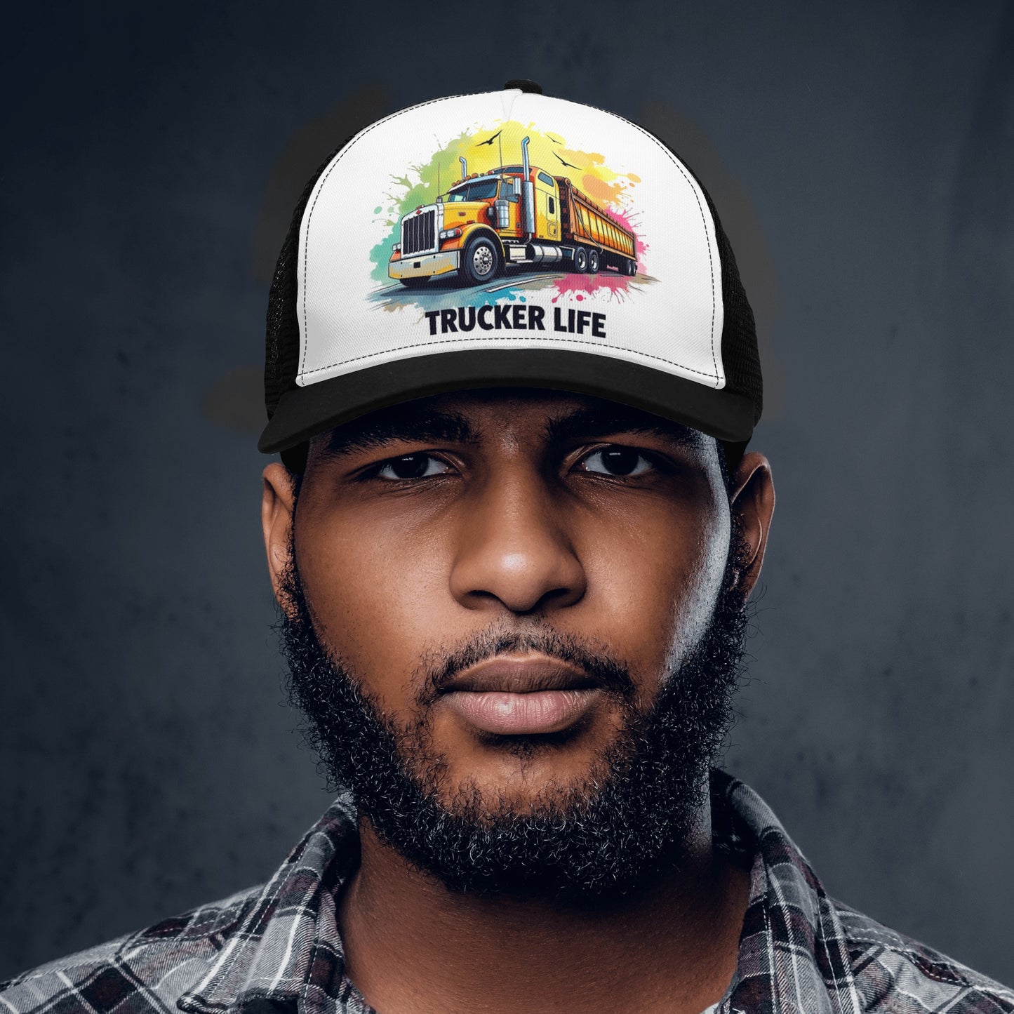 Trucker Life Semi Mesh Trucker Hat