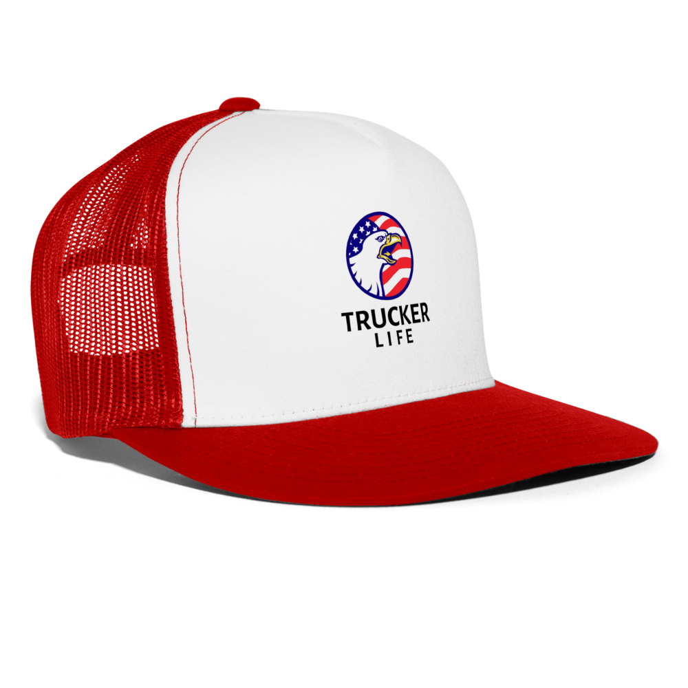 Trucker Life #53 Design - white/red