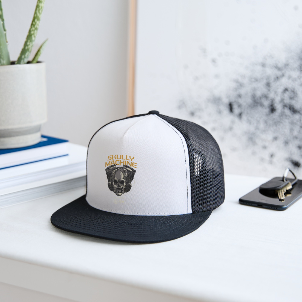 Urban Trucker Hat # 4 - white/black