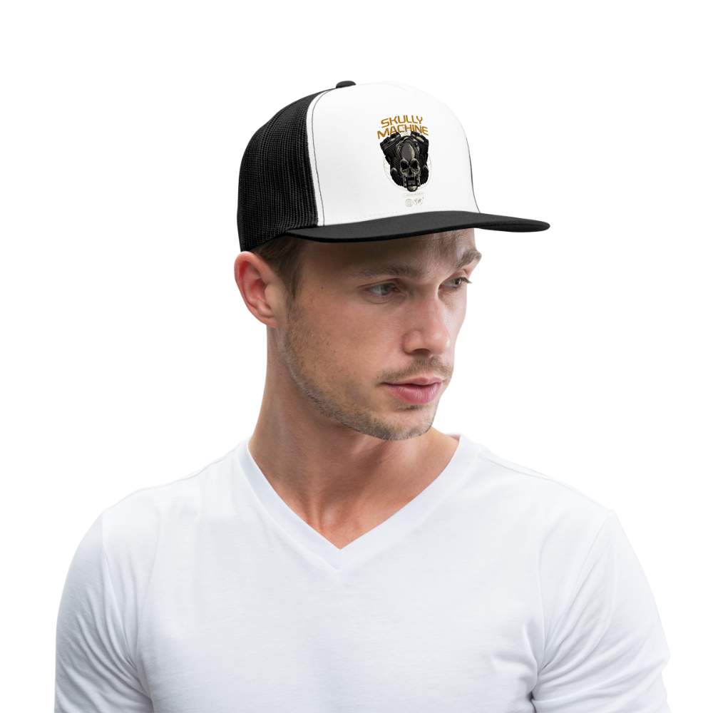 Urban Trucker Hat # 4 - white/black