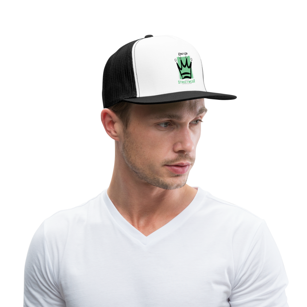 Urban Hat #3 Eco Trucker Cap - white/black